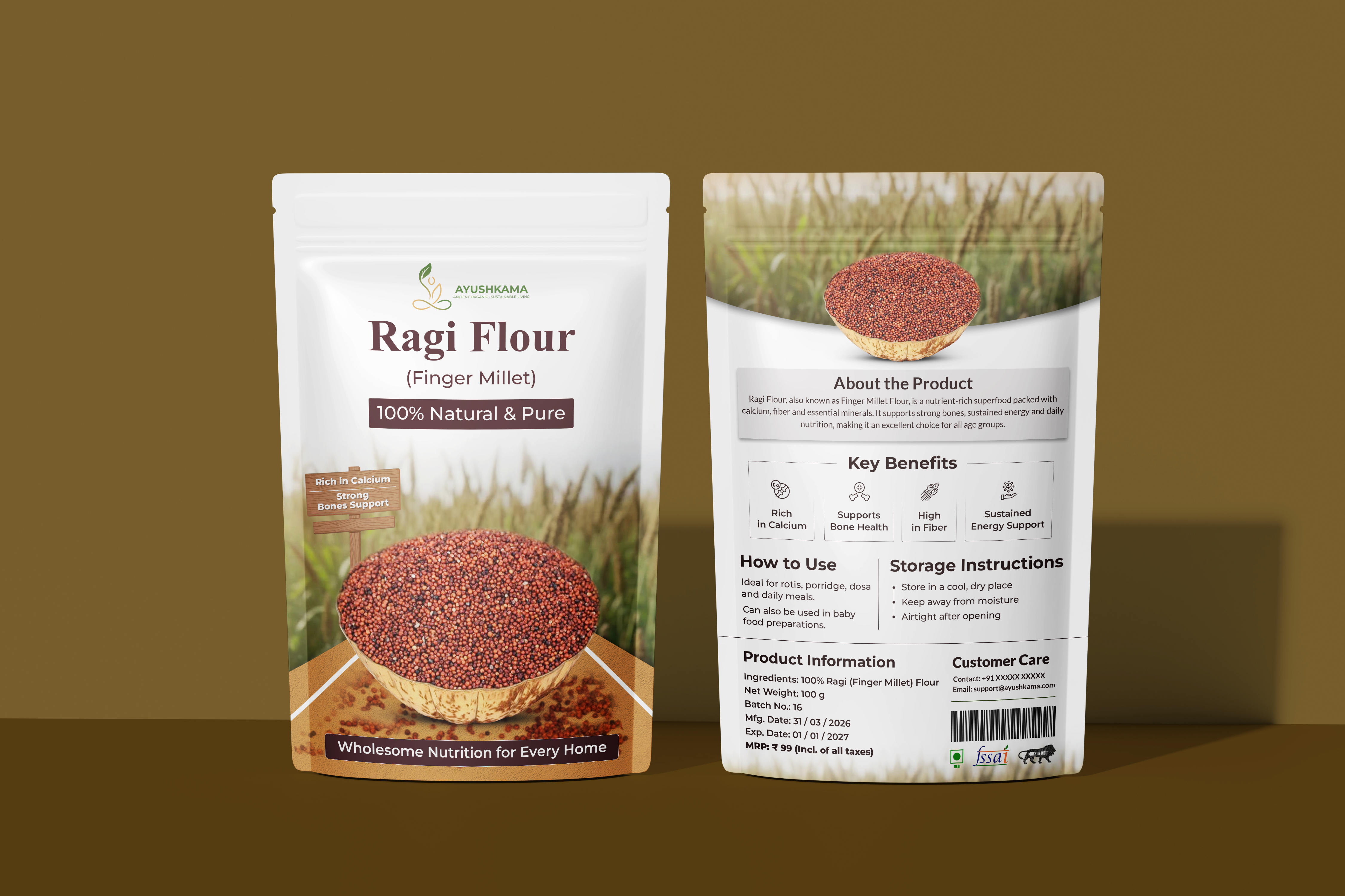 Ragi Finger Millet Flour