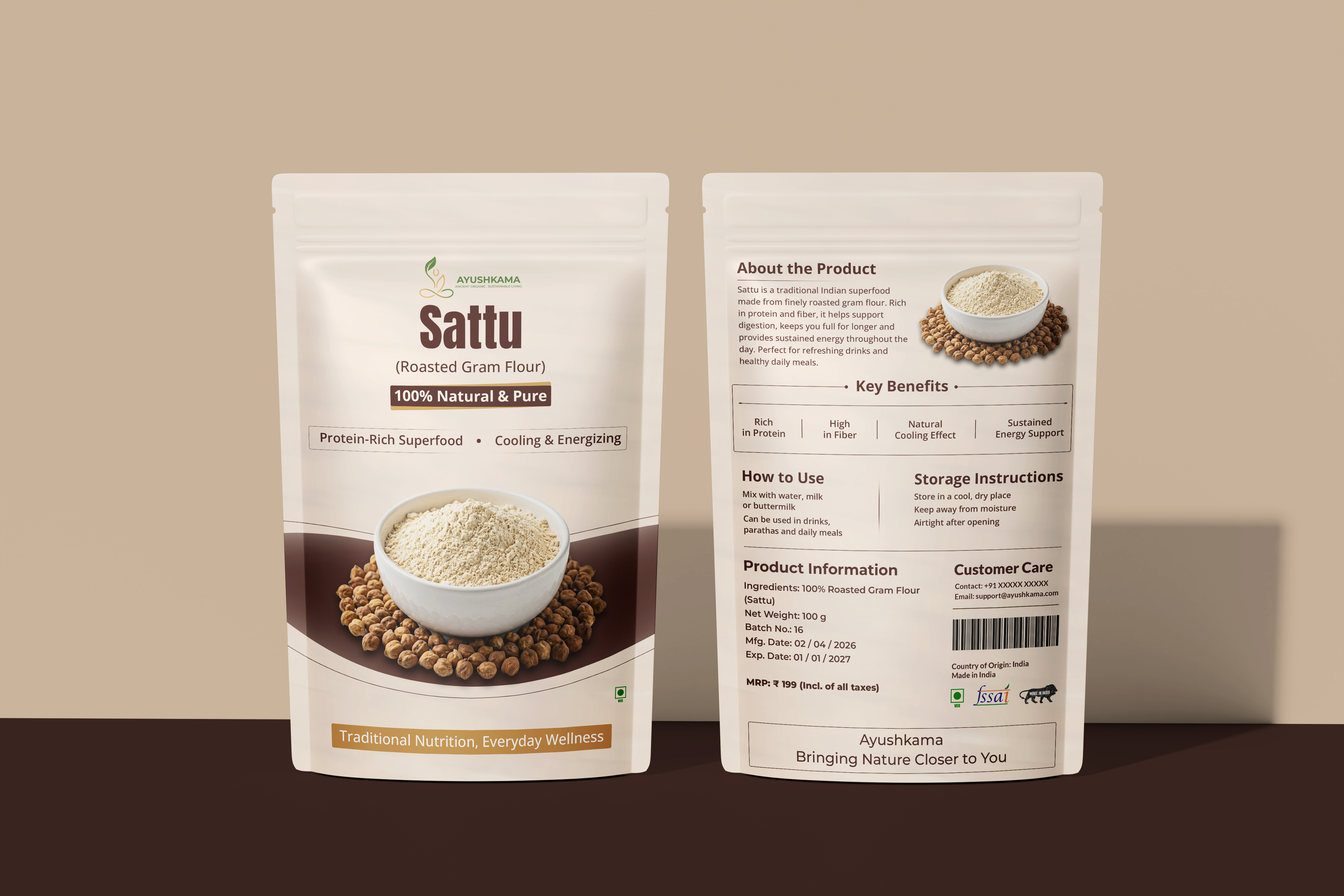 Sattu Roasted Gram Flour